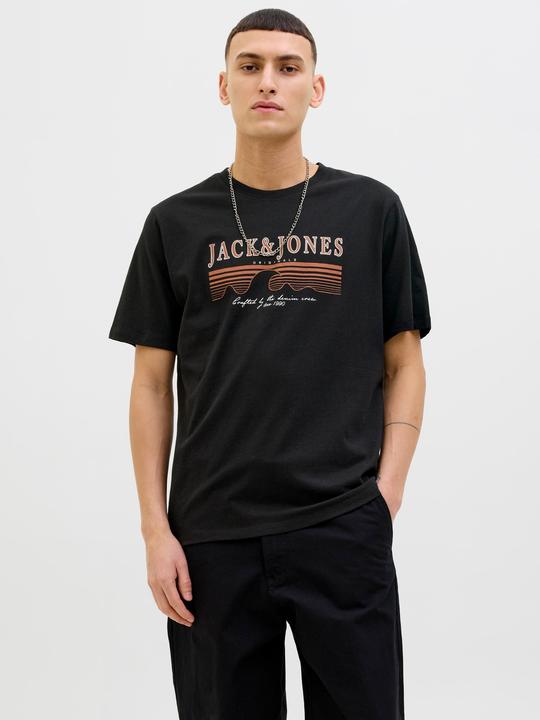 Actual product image Jack & Jones Gedruckt Rundhalsausschnitt T-shirt T-shirt (M)
