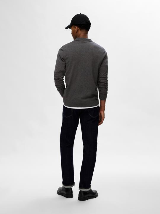 Produktbild Selected Homme Strick Langarm-Poloshirt (L)