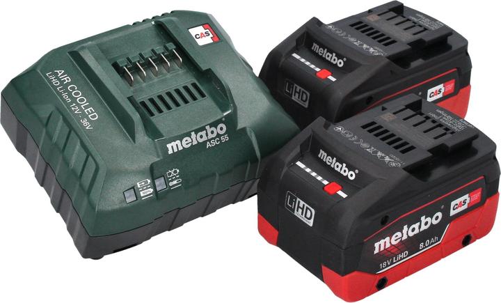 Immagine prodotto Metabo RW 18 LTX 120 Agitatore a batteria 18 V 40 l capacità di miscelazione 2x batteria LiHD 8,0 Ah +
