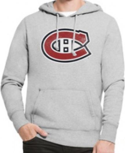 Actual product image '47 NHL Philadelphia Flyers Knockaround HEADLINE pullover hoodIE GREY M (345946) (S, M)
