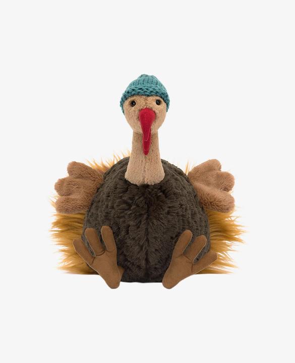 Actual product image Jellycat animal en peluche "Theo Turkey"