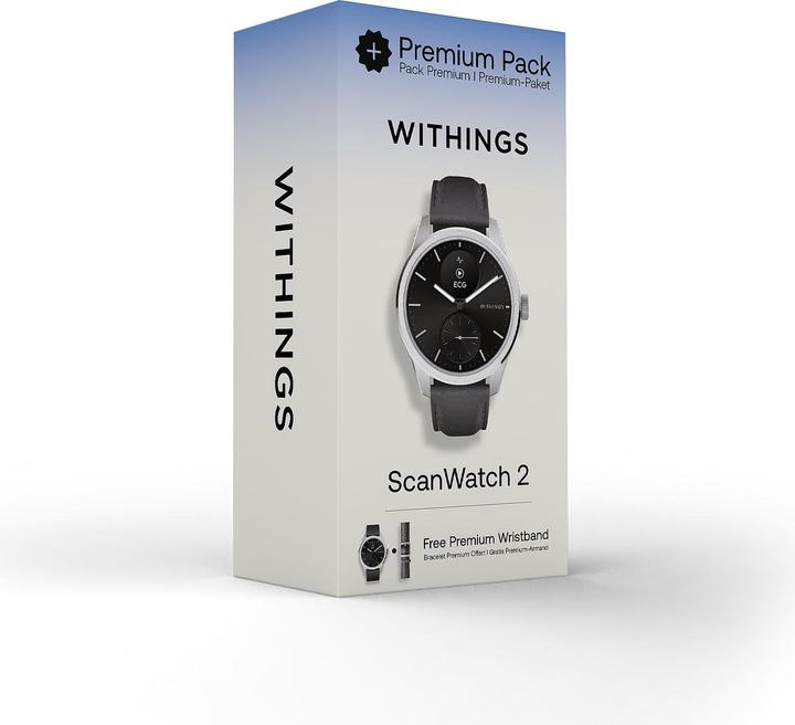 Produktbild Withings Unisexuhr Scanwatch 2 - 42mm black (42 mm)