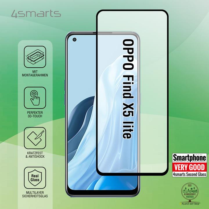 Produktbild 4smarts Second Glass X-Pro (1 Stück, Oppo Find X5 Lite)