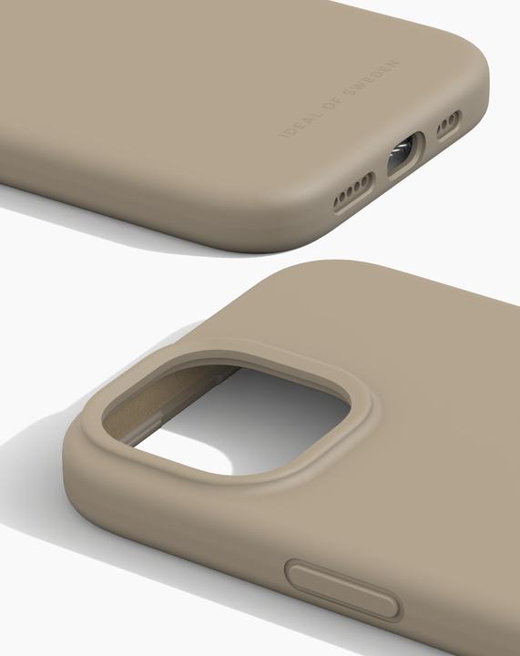 Actual product image iDeal Of Sweden Designer Silicone Cover Beige (Apple iPhone 15)