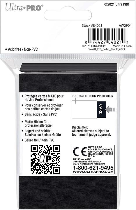 Produktbild Ultra Pro Deck Protector Kartenhüllen Mini Pro-Matte