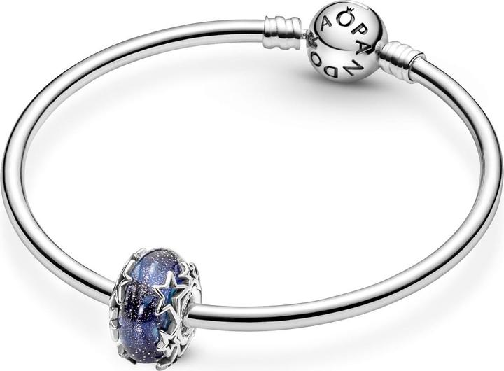 Produktbild Pandora Blaue Galaxie & Sterne Murano Charms/Beads (Silber 925)