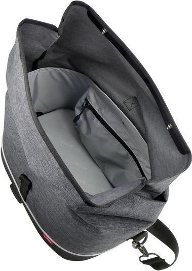 Immagine prodotto KlickFix Klick-fix Rackpack City bag grigio con chiusura a rotolo, incl. adattatore RT 25x25x21cm, fino a (8 l, Borsa portapacchi)
