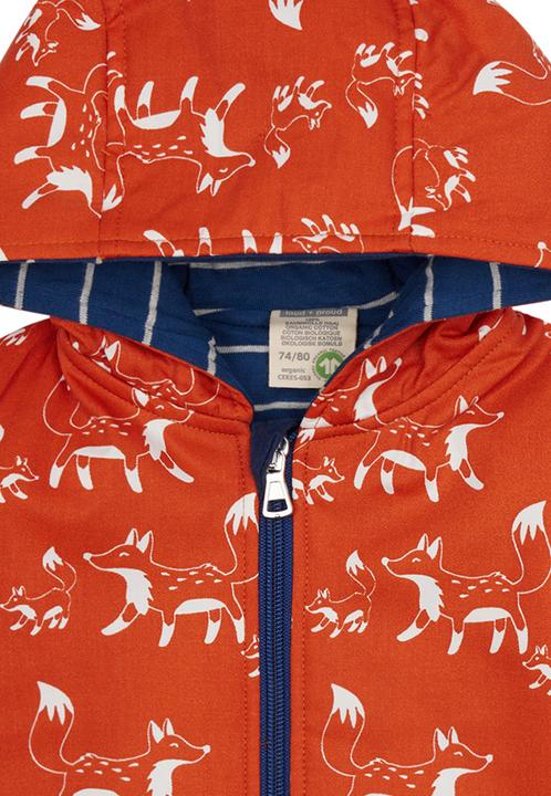 Produktbild loud + proud Kinder Outdoorjacke gefüttert Terracotta (80)