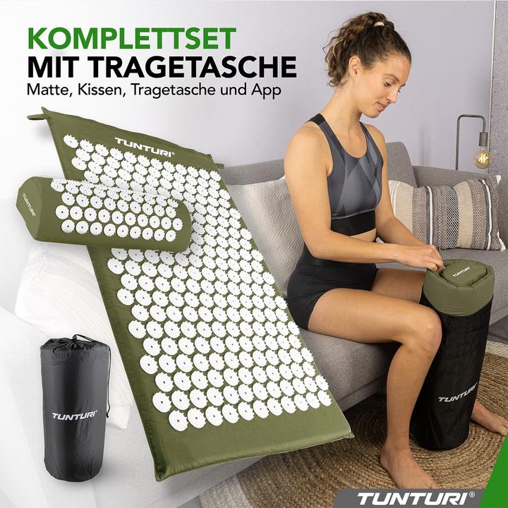 Actual product image Tunturi Acupressure Mat And Pillow