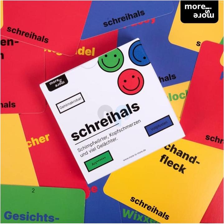 Produktbild More is more schreihals - Schimpfwörter, Kopfschmerzen und viel Gelächter. (Deutsch)