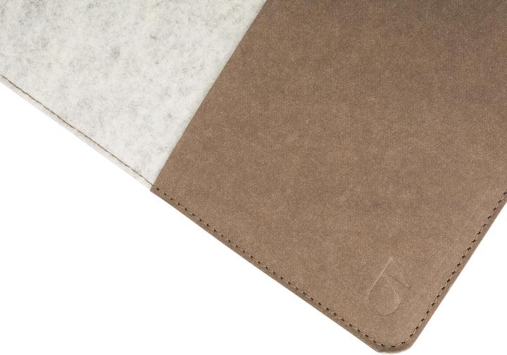 Actual product image Oakywood Felt MacBook Sleeve - sleeve for MacBook - color Stone Grey / MacBook Pro 13” - (13", Apple)