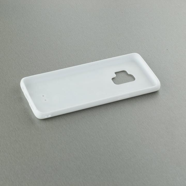 Produktbild PhoneLook Hülle Silikon weiss Abstract bubule lines (Samsung Galaxy S9)
