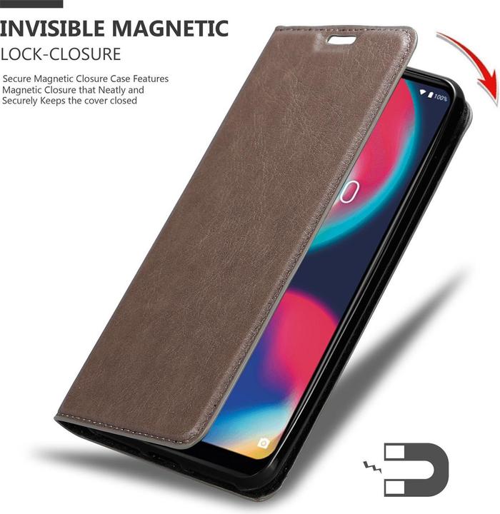 Immagine prodotto Cadorabo Copertina magnetica invisibile del libro (Wiko Vista 4)