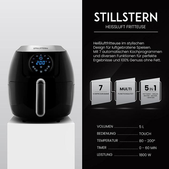 Produktbild Stillstern Heissluftfritteuse 5L