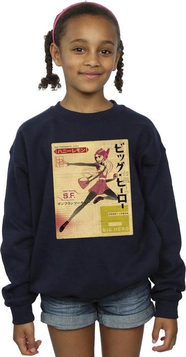 Image du produit Disney - Sweat BIG HERO BAYMAX HONEY LEMON NEWSPAPER - Fille (140, 146)