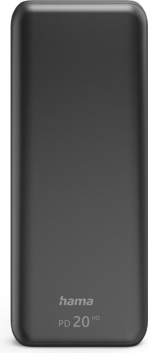 Image du produit Hama PD20-HD (20000 mAh, 18 W, 74 Wh)