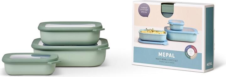 Actual product image Mepal Food Storage Box Set 3pcs. (3.50 l)