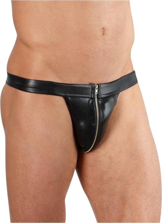 Produktbild Svenjoyment Wetlook Slip mit Zip (L)