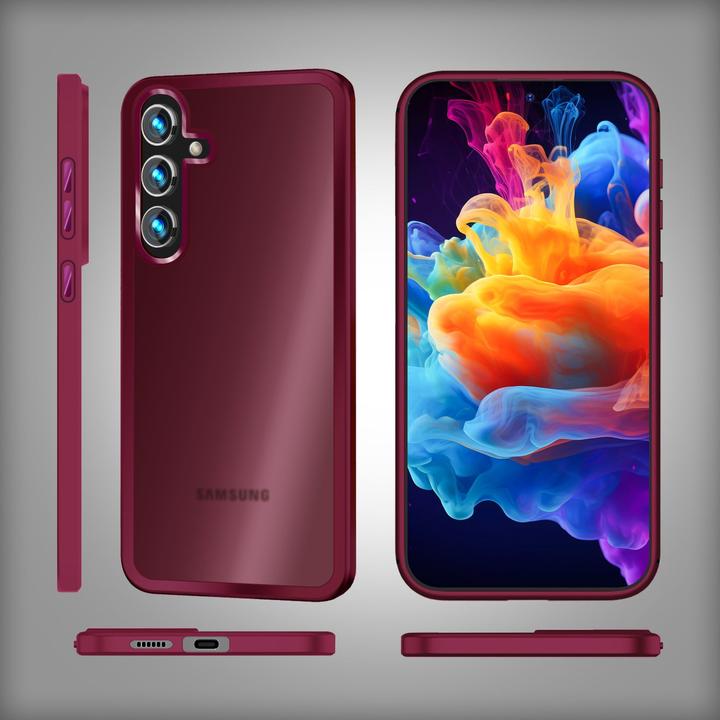 Immagine prodotto Nalia Copertura ibrida semitrasparente con cornice protettiva (Samsung Galaxy S24+)