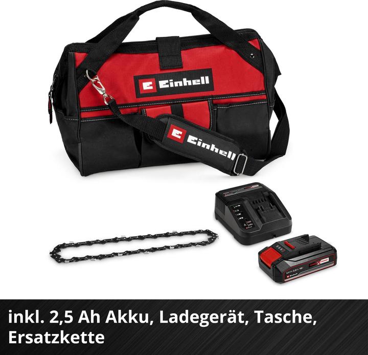 Immagine prodotto Einhell Akku-Astkettens?ge GE-PS 18/15 Li Bag Kit (Sega a catena a batteria)
