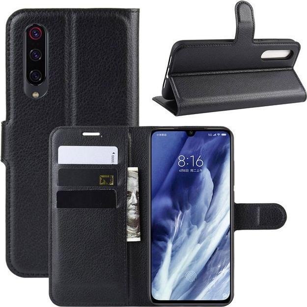 Produktbild MU Classic Litchi Leder Bookcover Series (OnePlus 9 Pro 5G, Xiaomi Mi 9 Pro)