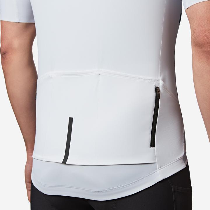 Actual product image Van rysel Rennrad Fahrradtrikot Sommer kurzarm Herren Slimfit Endurance 2 weiss/blau (S)