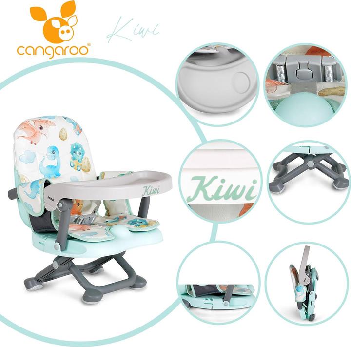 Image du produit Moni Siège d'appoint Kiwi (Siège de table, Chaise haute Rehausseur)