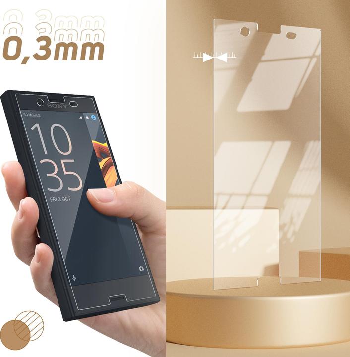 Produktbild Avizar Kristallklare Folie, Glas-Displayschutz (1 Stück, Sony Xperia X Compact)