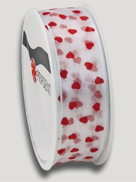 Actual product image Pattberg Gift Ribbon Organza Ribbon Hearts (Gift ribbon, 1 x)