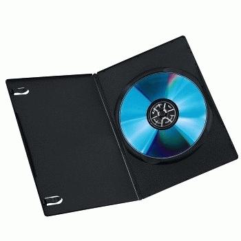 Actual product image Hama 1x10 DVD Blank Sleeve Slim 50% space saving