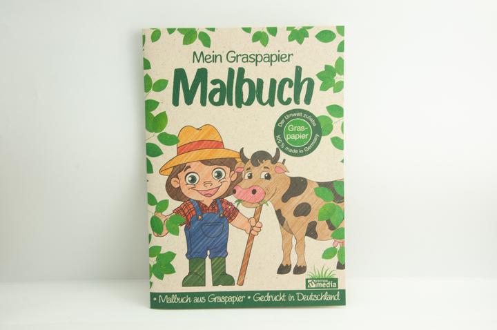 Image du produit Mon cahier de coloriage en papier d'herbe Ferme A4 48 pages