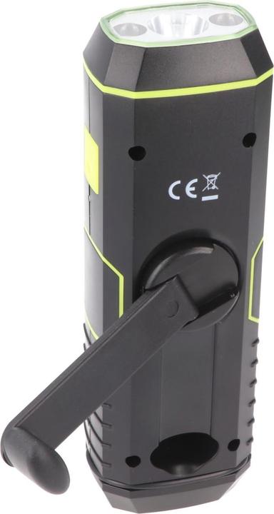 Immagine prodotto XCell Torcia a dinamo con radio FM, sveglia e funzione di power bank (30 lm)