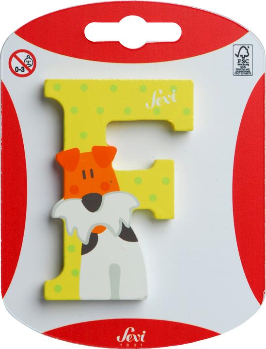Actual product image Sevi Letter F Fox Terrier FSC