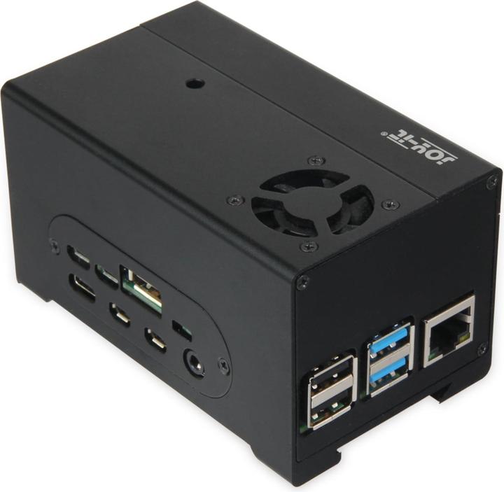 Actual product image Joy-it Joy it aluminium case Suitable for: Raspberry Pi, StromPi 3 incl. battery compartment, removable