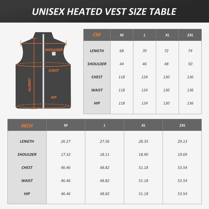 Image du produit iHeat Gilet chauffant Noir, L (L)
