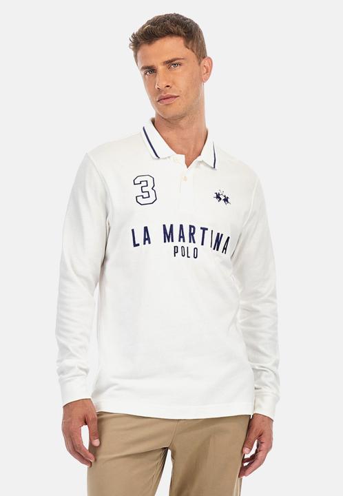 Produktbild La Martina Poloshirt Langarmshirt mit Polokragen (XL)