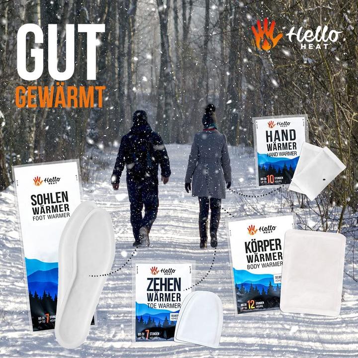 Produktbild Hello Heat 40 Paar Zehenwärmer