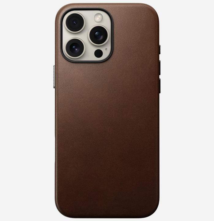 Actual product image Nomad Traditional Leather Case (Apple iPhone 16 Pro Max)