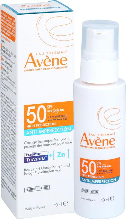 Produktbild Avène Anti-Imperfection Fluid LSF 50, 40 ml Lösung (Sonnencreme, SPF 50, 40 ml)