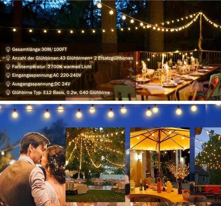 Immagine prodotto Lumina Swiss Luci a LED Romantic ProControl (43+2 lampadine) (30 m)