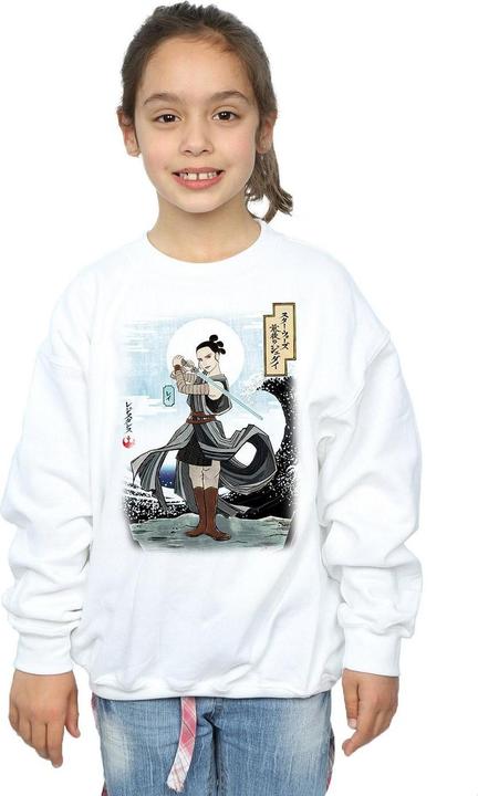Produktbild Star Wars The Last Jedi Japanese Rey Sweatshirt Mädchen (140, 146)
