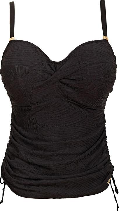 Actual product image Fantasie Ottawa UW Twist Front Tankini Dames Bikinitopje - Zwart (100 H)