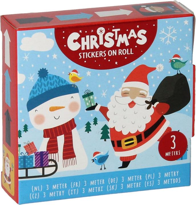 Produktbild Wins Holland Weihnachtsaufkleber auf Rolle, 3 Meter