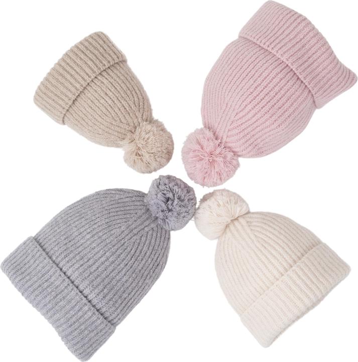 Actual product image Lodger Winter Hat Merino Wool Beige 3-6 Mt. (62/68)