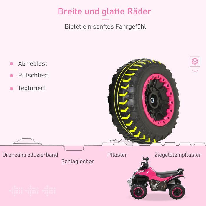 Image du produit Swisshandel24 voiture à pédales voiture à pédales pour enfants 18-36 mois lumière musique plastique acier rose