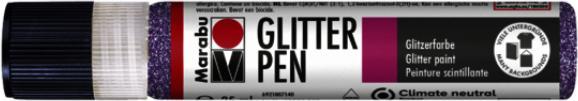 Immagine prodotto Marabu Effetto vernice Glitter Liner, 25 ml, glitter lavanda (GLITTER-LAVANDA, 25 ml)