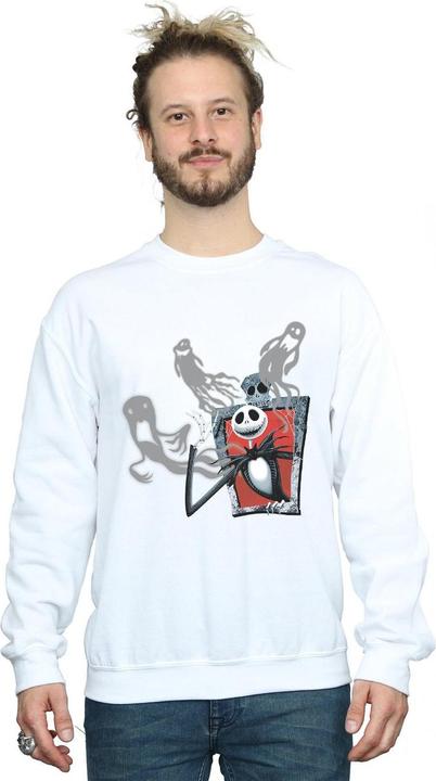 Actual product image Disney Mens Nightmare Before Christmas Ghosts Of Jack Sweatshirt (XL)
