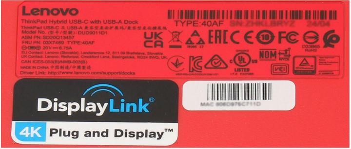 Produktbild Lenovo DUD9011D1 (USB-C, USB-A, 12 Ports)