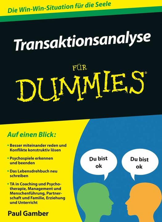 Actual product image Transaktionsanalyse für Dummies (German, Paul Gamber, 2016)