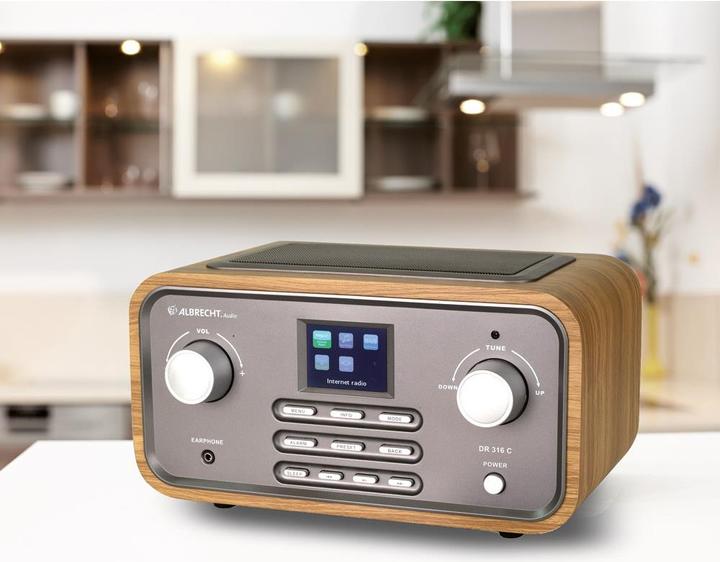 Actual product image Albrecht Dr 316 C (Web radio, DAB+, FM, Wi-Fi)